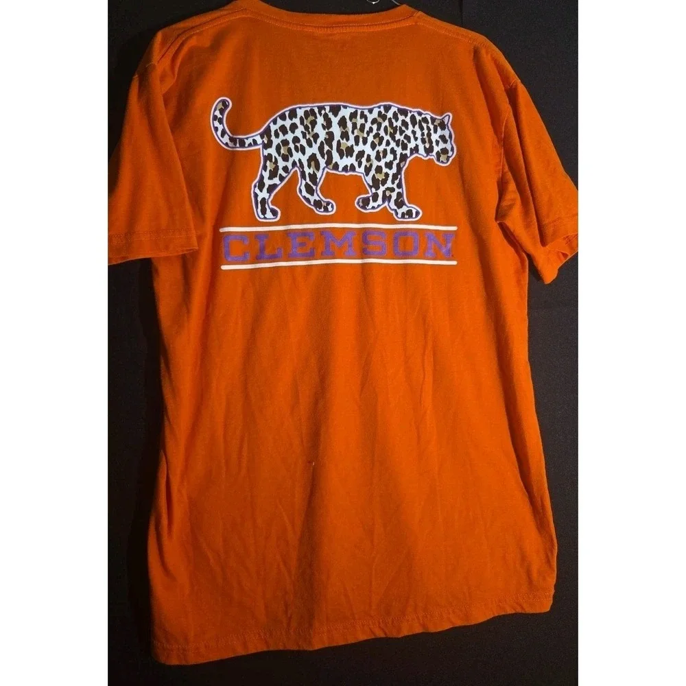 CLEMSON UNIVERSITY COLLEGE T-SHIRT WITH TIGER SIZE M